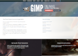Screenshot gimp Webseite Screenshot gimp Webseite