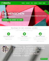 Screenshot liebre office Webseite Screenshot liebre office Webseite