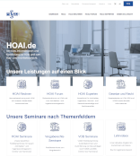 Screenshot hoai.de Webseite Screenshot hoai.de Webseite